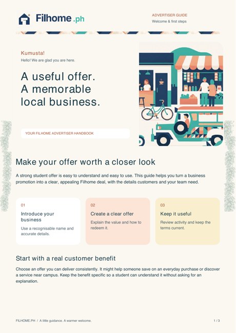 Advertiser guide cover